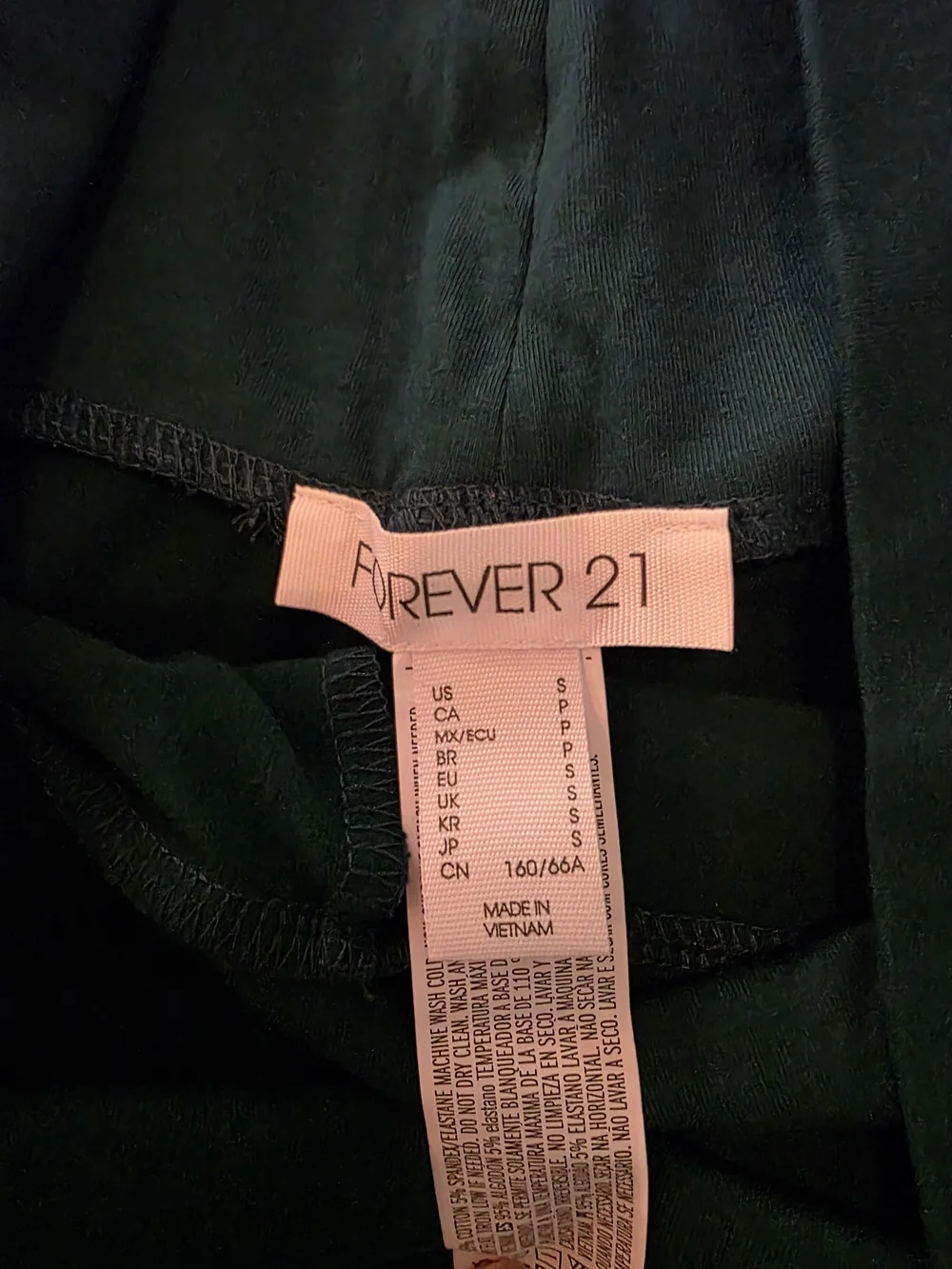 Forever 21 Jr/women's Leggings in Teal, Orange & Purple